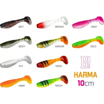 Umělá nástraha Top mix nástrah Delphin KARMA UVs / 5ks - DuoPACK BOX Delphin KARMA UVs / 6x 5ks - 10cm/TIGERA