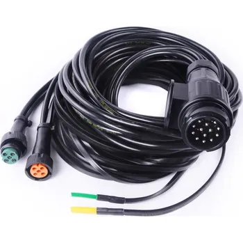 Tažné zařízení elektrokabeláž k vleku 13pin/5m 2x vývod pro přední osvětlení