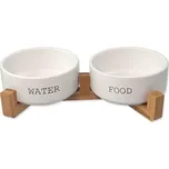 Keramický set misek s podstavcem pro psa ø 13 cm Dog Fantasy – Plaček Pet Products ID_1627900