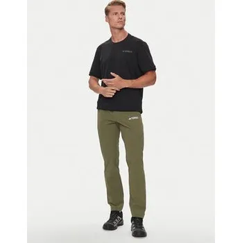 adidas Outdoorové kalhoty Terrex Xperior IK3533 Khaki Regular Fit 40