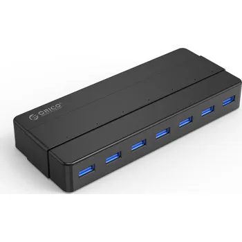 USB hub ADAPTÉR HUB 7v1 ORICO USB 3.0 + USB 3.0 KABEL 1 m