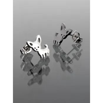 Náušnice Prosperk Náušnice ocelové Čivava S0379