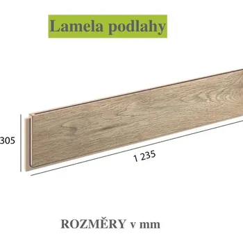 OBJECTLINE 9870 Dub Costa Pískový
