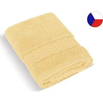 Ručník Kvalitní froté osuška 70x140 PROUŽEK světle žlutý 450g