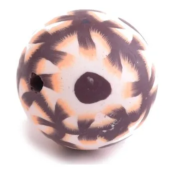 Dětské navlékací korálky Korálek 18mm hnědý - 1ks