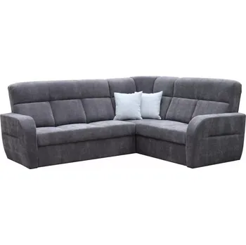 Sedací souprava HAGA rohová sedací souprava, pravá, šedá (rosario 456)