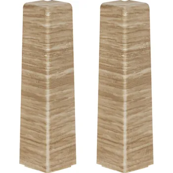 soklová lišta Cezar Vnější roh k liště - MASTERLINE 472 Copper Wood 80 mm - 2 ks