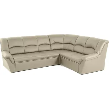 Sedací souprava Kožená rohová sedací souprava DUBAJ LUX XL, béžová (K-11)