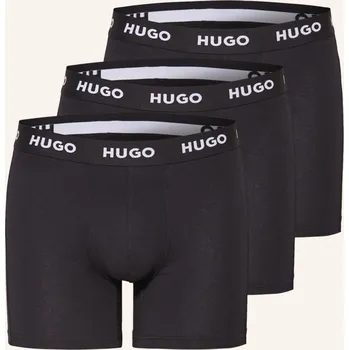 Hugo Pánské Boxerky, 3 Kusy V Balení, černá, 56
