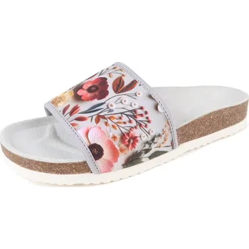 Dámské pantofle Dámské letní zdravotní pantofle Barea kožené 131052 široká špička - 41