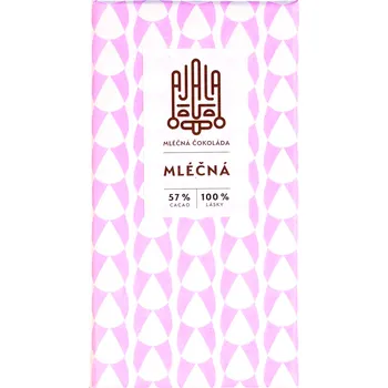 Čokoláda AJALA CHOCOLATE Mléčná 57 % Cacao 100% Lásky