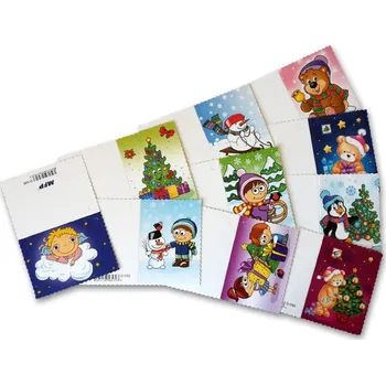 Dárková visačka Vánoční jmenovky na dárky DĚTSKÉ MIX