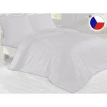 Saténové ložní povlečení Světle šedé 2x 70x90, 240x220