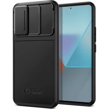 Pouzdro na mobilní telefon KRYT TECH-PROTECT VELAR CAM+ XIAOMI REDMI NOTE 13 PRO 5G / POCO X6 5G BLACK