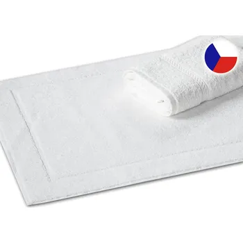 Koupelnová předložka Předložka do koupelny CORSO 750g bílá 50x70