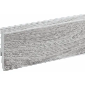 Podlahová lišta Cezar Podlahová lišta soklová PVC - MASTERLINE 528 Dub Mlhavý Dublin Matný 60 mm (2,2m)