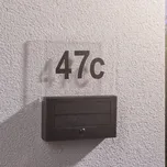 Paulmann Neda LED osvětlení čísla domu solární antracit 1 x 1 W LED - Doprava zdarma