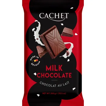 Čokoláda Tabulková čokoláda Cachet - Mléčná 32%, 300 G