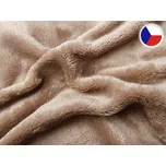 Prostěradlo mikroflanel SLEEP WELL 180x200 Čokoládové