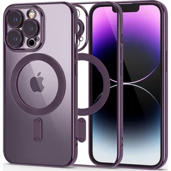 Pouzdro na mobilní telefon Pouzdro MagSafe Cover iPhone 15 Pro Purple