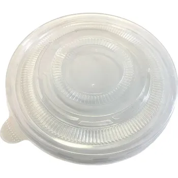Jednorázové nádobí VIBAL Víčko rovné PP pro misky WRAP O136mm 100ks x 10bal