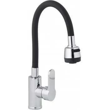 Vodovodní baterie Baterie umyvadlová, dřezová, KANHA 50561, stojánková, černá