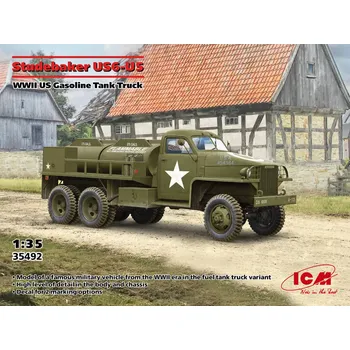 Plastikový model ICM 1/35 Studebaker US6-U5 US Gasoline Tank Truck WWII