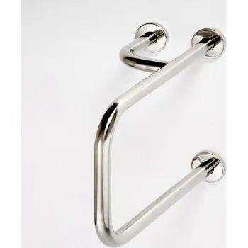 Madlo do koupelny HELP: Kombinovaný úchyt k umyvadlu, levý, bílý Bemeta