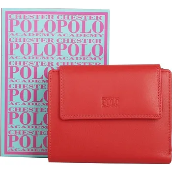 Peněženka Dámská kožená peněženka Chester no. 2212 červená
