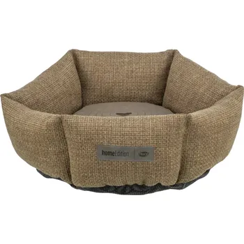 Pelíšek pro psa TRIXIE VIVIANA kulatý sametový pelech, ø 50 cm, hnědá