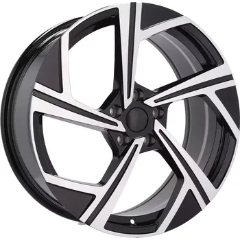 Alu kolo Alu kola Racing Line B5851, 17x7.5 5x112 ET45, černá + leštění