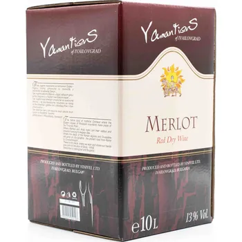 Víno Yamantievs Bag in Box Merlot 2023 10l