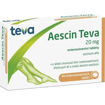 Teva Aescin Teva 20 mg, 30 tbl.