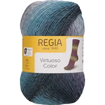 Příze Regia 6-Ply Virtuoso Color 3080 Transparence (Ponožková příze Regia Virtuoso Color 3080)