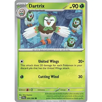 Karetní hra Dartrix 004/064 - Shrouded Fable Typ karty: Non-Holo