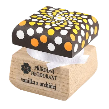 Přírodní deodorant Vanilka a orchidej - ručně malovaný s mandalou 15 ml