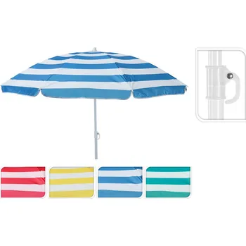 Slunečník Pruhovaný slunečník 152 cm mix barev