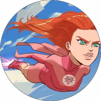 Jedlá dekorace na dort Jedlý papír Atom Eve 19,5 cm