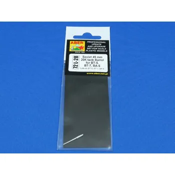 Plastikový model Aber Models 1/72 Soviet tank barrel for BT-5, BT-7, BA-6