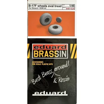 Plastikový model BRASSIN 1/48 B-17F wheels oval tread (EDU)