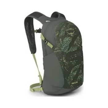 Outdoorové zavazadlo OSPREY DAYLITE rattan print/rocky brook Zelená batoh + DÁREK DLE VÝBĚRU!