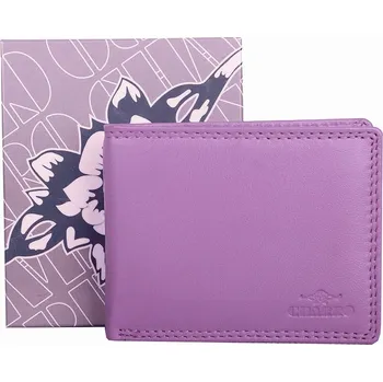 Peněženka Menší kožená peněženka Charro no. 395 fialová