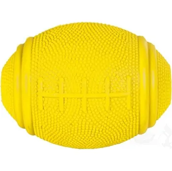 Hračka pro psa BUBU PETS ragbyový míč na pamlsky s vůní vanilky 10cm-tvrdý