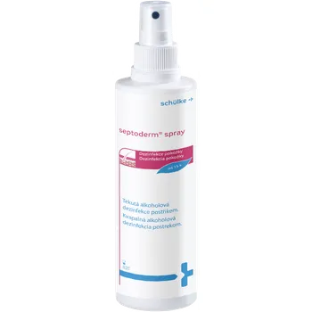 Dezinfekce SCHÜLKE Tekutá alkoholová dezinfekce postřikem Septoderm spray 250ml