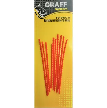 Boilies Graff Zarážky na boilie 10ks Červené