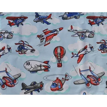 Papírový ubrousek Šatoli.cz Bavlněný ubrousek na školní svačinu Letadla