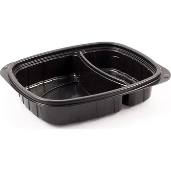 Jednorázové nádobí VIBAL Miska plastová PP 2D 1050ml 220x170x50mm 250ks/kar