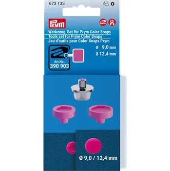 Knoflík Prym Sada nýtovacích přípravků pro druky Color Snaps