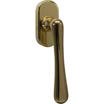 Okenní klika Balkonová klika COBRA ELEGANT (OLV - mosaz leštěná), DK balkónová klika, COBRA OLV (mosaz leštěná, lesklá)