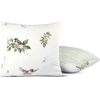 Povlak na dekorativní polštářek DARRÉ Bavlněný povlak na polštář Lehkost přírody Velikost: 40 x 40